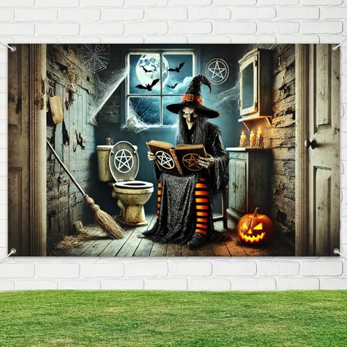 Halloween Party Backdrop Pumpkin Decorations 71x43 Inch - Halloween Decor #4