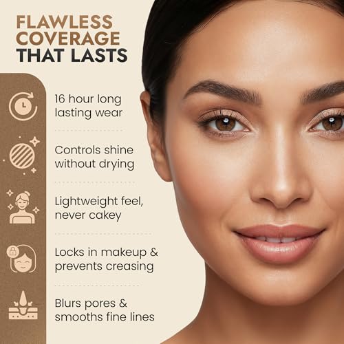 Organic Pressed Setting Powder - Translucent Medium, Talc-Free, Matte Finish, Natural Look, Invisible Variation
