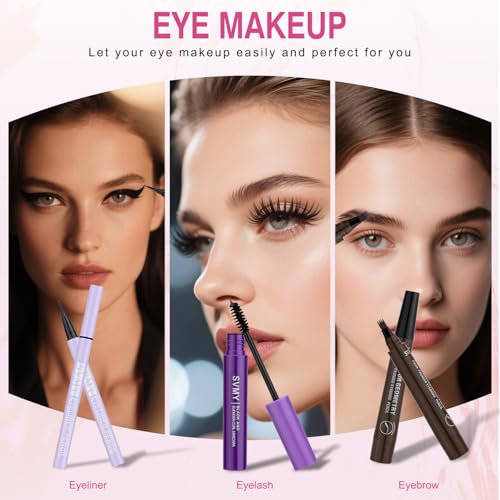 Teens Makeup Set with Eyeshadow, Lipstick & Travel Kit - Variation CHX-1528