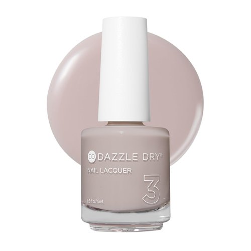 Dazzle Dry Nail Lacquer (Step 3) - Chiffon Moment Lacquer - A sheer warm taupe. Sheer cream. (0.5 fl oz)