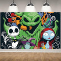 Halloween Backdrop Banner for Parties - 71x43 Inches, Halloween 1