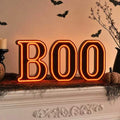 Light Up Halloween Sign - Boo Letters Indoor Decorative Halloween Light