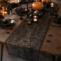 Halloween Spider Web Table Runner 12x72 Inch Indoor Decor