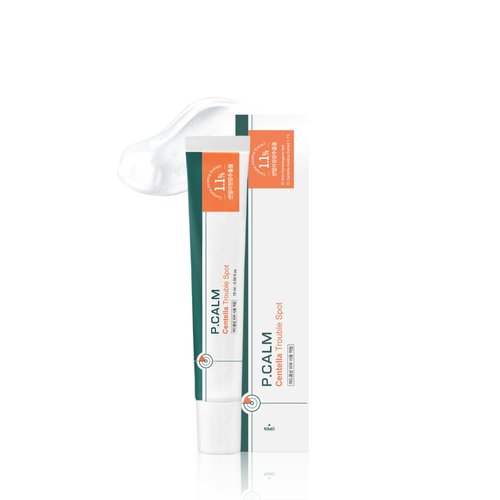 P.CALM Centella Trouble Spot Cream – Papaya Extract & Centella Asiatica for Intense Soothing & Spot Relief, Korean Skincare (15ml / 0.17 fl.oz)