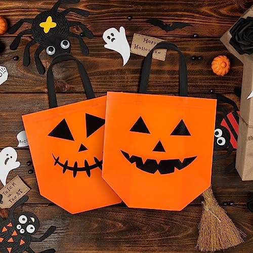 Halloween Treat Bags Pumpkin Gift Bags 48 Pcs Non Woven Tote - Variation of THIS listing