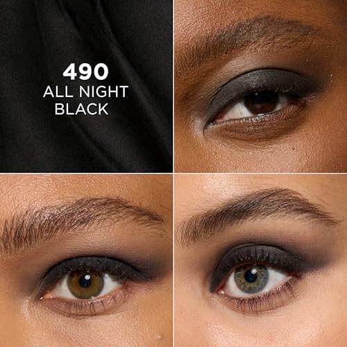 Eyeshadow Stick Black Matte - Blendable, Smudge-Resistant, 0.05 Oz - All Night Black