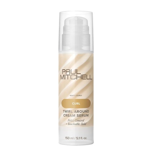 Paul Mitchell Twirl Around Cream Serum - Frizz Control & Touchable Hold for Curly/Wavy Hair | 5.1 fl. oz