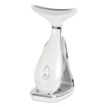 VRAIKO Lily Neck Face Massager, Skin Rejuvenation Beauty Massager, 3-in-1 at-Home Facial Spa Tool, Lifting, Toning and Tightening for a Radiant Appearance (Pearl White)