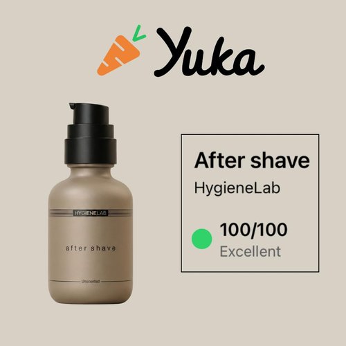 HygieneLab After Shave - Unscented Aloe Vera & Vitamin E Formula for Sensitive Skin | 3.38 oz