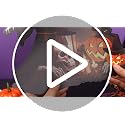 Gnomes Halloween Placemats Set of 6 Waterproof Plastic Table Mats