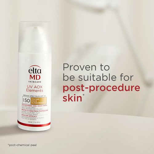 EltaMD Tinted Face Sunscreen - SPF 50 Mineral Protection for Sensitive Skin | 1.7 oz Pump