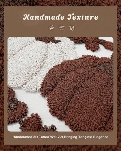 Halloween Pumpkin Wall Art Decor with 3D Tufting - Framed Fall Harvest