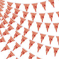 Creepy Carnival Banner Set - 263 Ft Red & White Striped Halloween Decorations