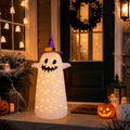 Halloween Ghost Decorations Collapsible 3FT Lighted Ghost with 8 Modes & Timer - Outdoor Indoor Yard Porch Party Decor - Variation: Ghost