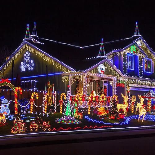 SURLED 99FT Outdoor Rope Lights with 300 LEDs, 16 Color Changing, Waterproof IP68, Remote Control