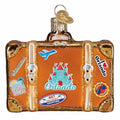 Glass Blown Christmas Ornament - Orlando Suitcase Holiday Decoration