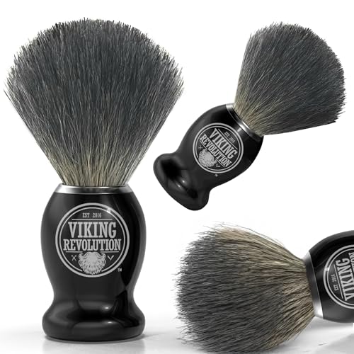 Badger Hair Shaving Brush for Rich Lather & Gentle Exfoliation