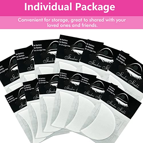 120 Pcs Eyeshadow Shields & Stencils for Makeup Residue Prevention - Pack of 1