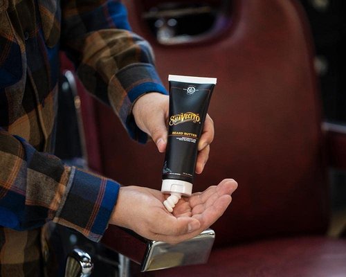 Suavecito Beard Butter 4 oz | Original Scent - Moisturizes & Softens Beard for Healthy Shine