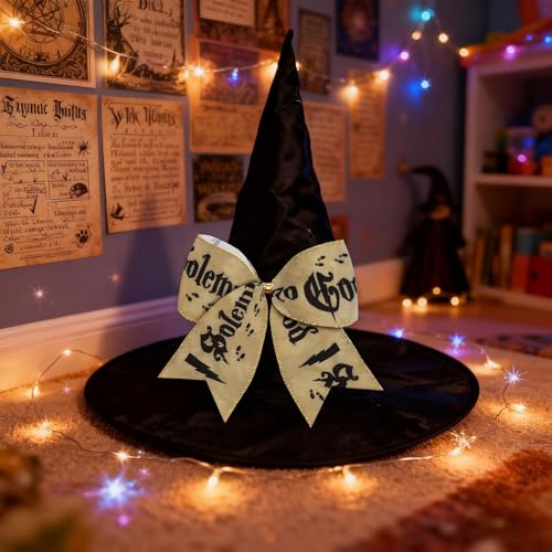Witchcraft Gift Wrap Ribbons 2.5 Inch x 10 Yards Burlap Party Decor
