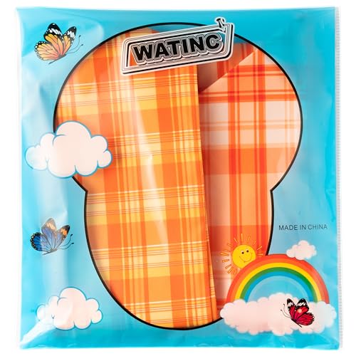 Autumn Plaid Wreath Sash Set - 2 Pcs Fall DIY Bow Decorations for Front Door Thanksgiving Halloween