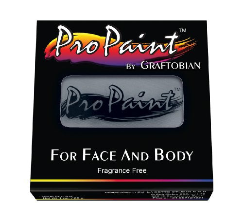 Graftobian ProPaint Graveyard Grey Face & Body Paint 30ml - Halloween Cosplay