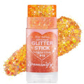 Paminify Orange Hair Glitter Stick - Fall Body & Face Sparkle for Festivals & Halloween