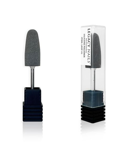 Legacy Nails Professional RUSSIAN MANICURE SILICONE POLISHER BIT - Nail Drill Bit - Ideal for Russian Manicure - Ideal to be used with Cream Cuticle Softener or Cuticle Oil