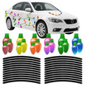 Reflective Magnetic Christmas Car Lights - Holiday & Vehicle Decor