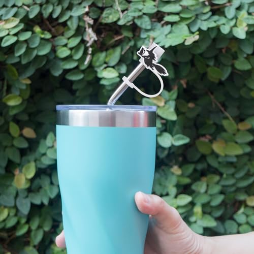 Silicone Straw Cover Caps for Stanley 30 & 40 oz Tumblers - Halloween & Gift Set