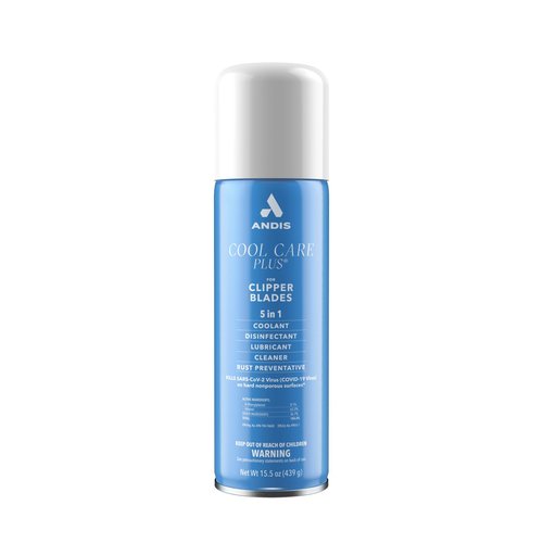 Andis Cool Care Plus 5-in-1 Clipper Spray - Blade Care Treatment, 15.5 oz Can