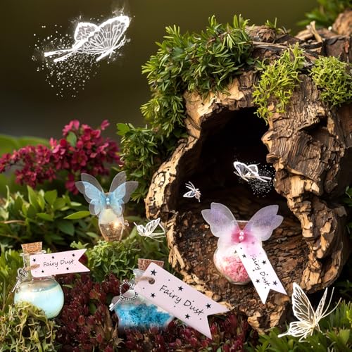 Fairy Magic Potion Kit with 24 Bottles for DIY Fairy Decorations and Party Crafts