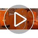 Halloween Christmas Luminary Candle Bags - Pumpkin, 24 Pack