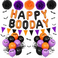 Halloween Birthday Decorations Balloons Set - Black Orange Purple, Variation of THIS listing