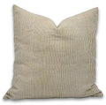 18x18 Linen Throw Pillow Cover with Zipper - Green Floral Boho Cushion Cover for Sofa Bed