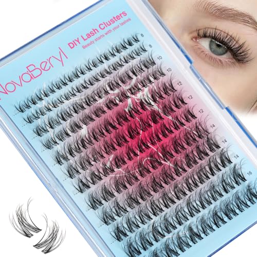 Spider Wispy Lash Clusters - Natural D Curl 8-16mm DIY Eyelash Extensions - Spider Breeze Variation