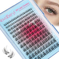Spider Wispy Lash Clusters - Natural D Curl 8-16mm DIY Eyelash Extensions - Spider Breeze Variation