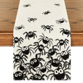Halloween Table Runner 13x90 Inches Beige Polyester Home Party Decor