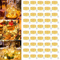 50 Pack Battery-Operated Fairy Lights - Warm White 7ft 20 LED String Lights with 3 Modes Waterproof for Crafts & Decorations Variation of THIS listing