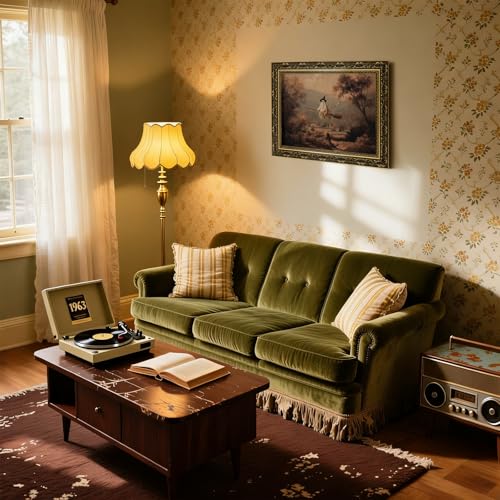 Halloween Ghost Wall Art Canvas Poster Broom Ghost Variation 15.7x23.6 inches