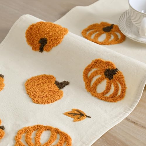 Polyester Cotton Table Runner 13x72 Inch Colorful Embroidery Home Decor