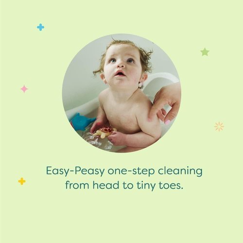Babyganics Baby Shampoo & Body Wash - Chamomile Verbena, 16oz Pump Bottle for Gentle Cleansing