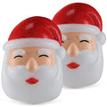 Santa Claus Porch Light Cover Set - 12 Inch Christmas Holiday Decoration, 2 Pack