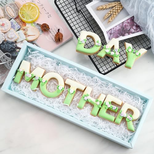 Large Alphabet Letter Cookie Cutters Set 3 Inch - 26 Pcs Stainless Steel