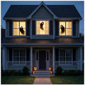 Halloween Ghost Fabric Window Decorations - 3 Pieces Large Static Cling Set for Haunted House & Party