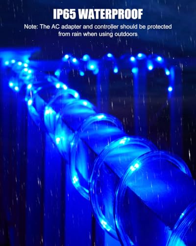 66ft Connectable Color Changing Rope Lights Outdoor - 200 LED String Lights