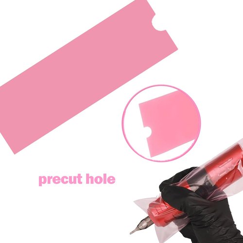 Large Tattoo Machine Covers with Grip Wraps, Urknall 200pcs Pink Tattoo Pen Covers and 4pcs Tattoo Grip Tattoo Pen Covers Grip Covers Tattoo Pen Sleeves Combination Pink Tattoo Supplies
