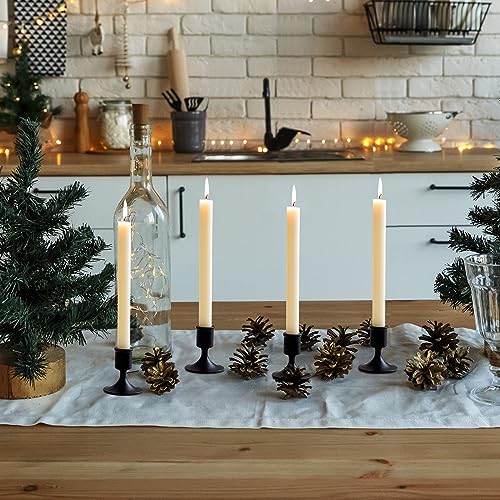 2 Pcs Black Candlestick Candle Holders Set for Halloween Table Decor - Sziqiqi Variation of THIS listing
