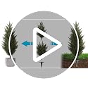 Artificial Topiary Trees Set 3.6FT Outdoor UV Resistant Shrubs - Green / 2