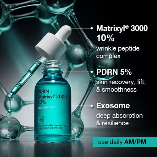 CISL SEOUL Advanced Wrinkle Repair Peptide Serum, Firming & Fine Line Smoothing, Fragrance-Free, 30 mL (Powered by PDRN 5% + Exosomes + Matrixyl® 3000 Peptides)